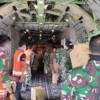TNI Kerahkan Hercules Angkut Logistik ke Pulau Galang TNI Kerahkan Hercules Angkut Logistik ke Pulau Galang